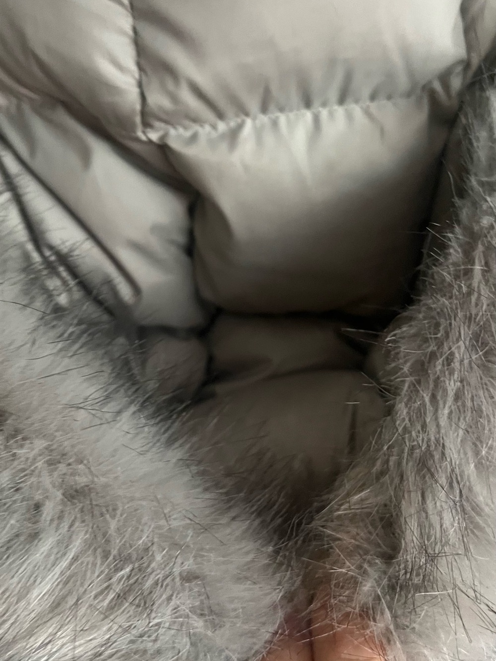 Women’s XL Columbia Omni-Tech Omni-Heat Faux Fur Parka Jacket Grey - Picture 9 of 9